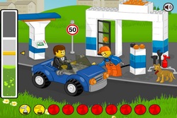 Автозаправочная станция Лего