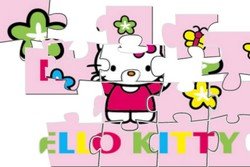 Пазл с Hello Kitty