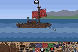 Построй свой пиратский корабль